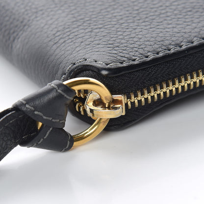 Chloe Grained Calfskin Marcie Long Zip Around Wallet Black 12 of 17