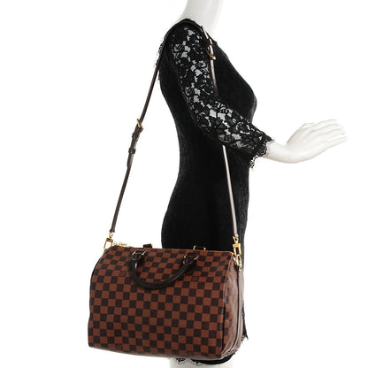 Louis Vuitton Damier Ebene Speedy Bandouliere 30 2 of 7