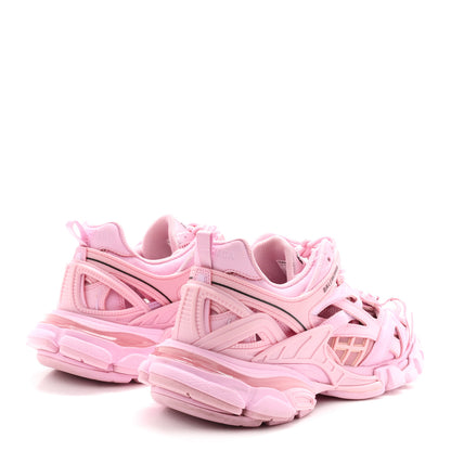 Balenciaga Rubber Mesh Monocolor Clear Sole Womens Track.2 Open Sneakers 39 Pink 5 of 10