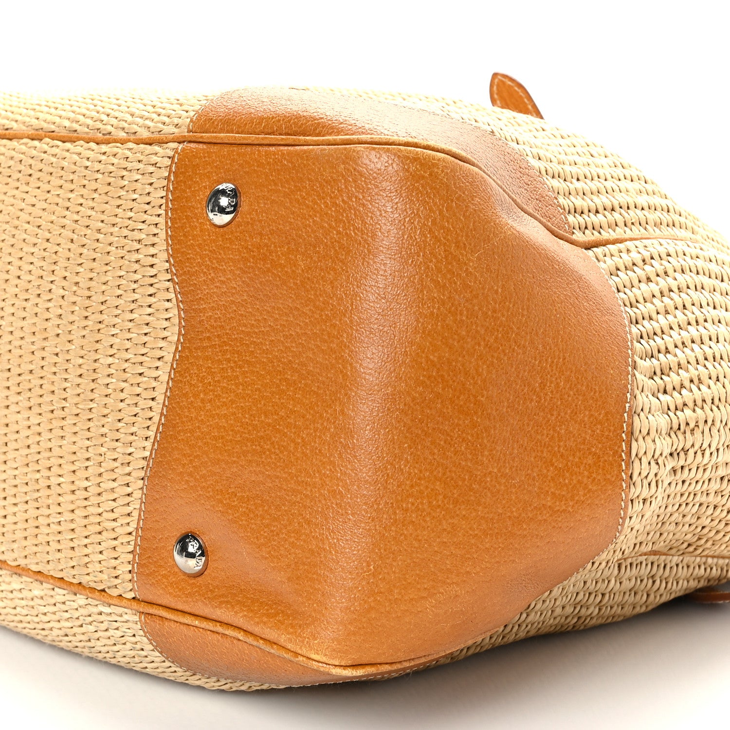 Prada Paglia Cinghiale Frame Bag Naturale Cuoio 8 of 10