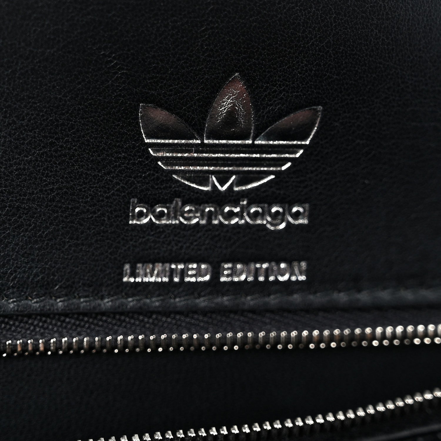 Balenciaga X ADIDAS Shiny Box Calfskin Small Hourglass Top Handle