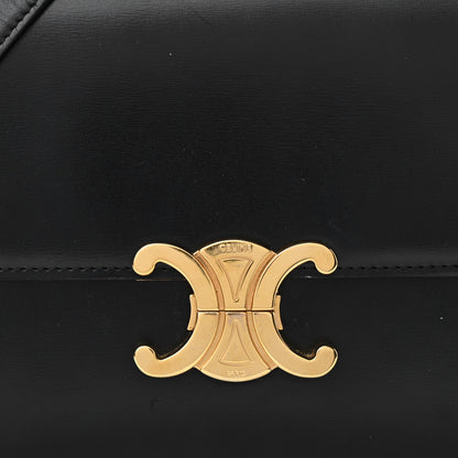 Celine Shiny Calfskin Medium Triomphe Black 8 of 11