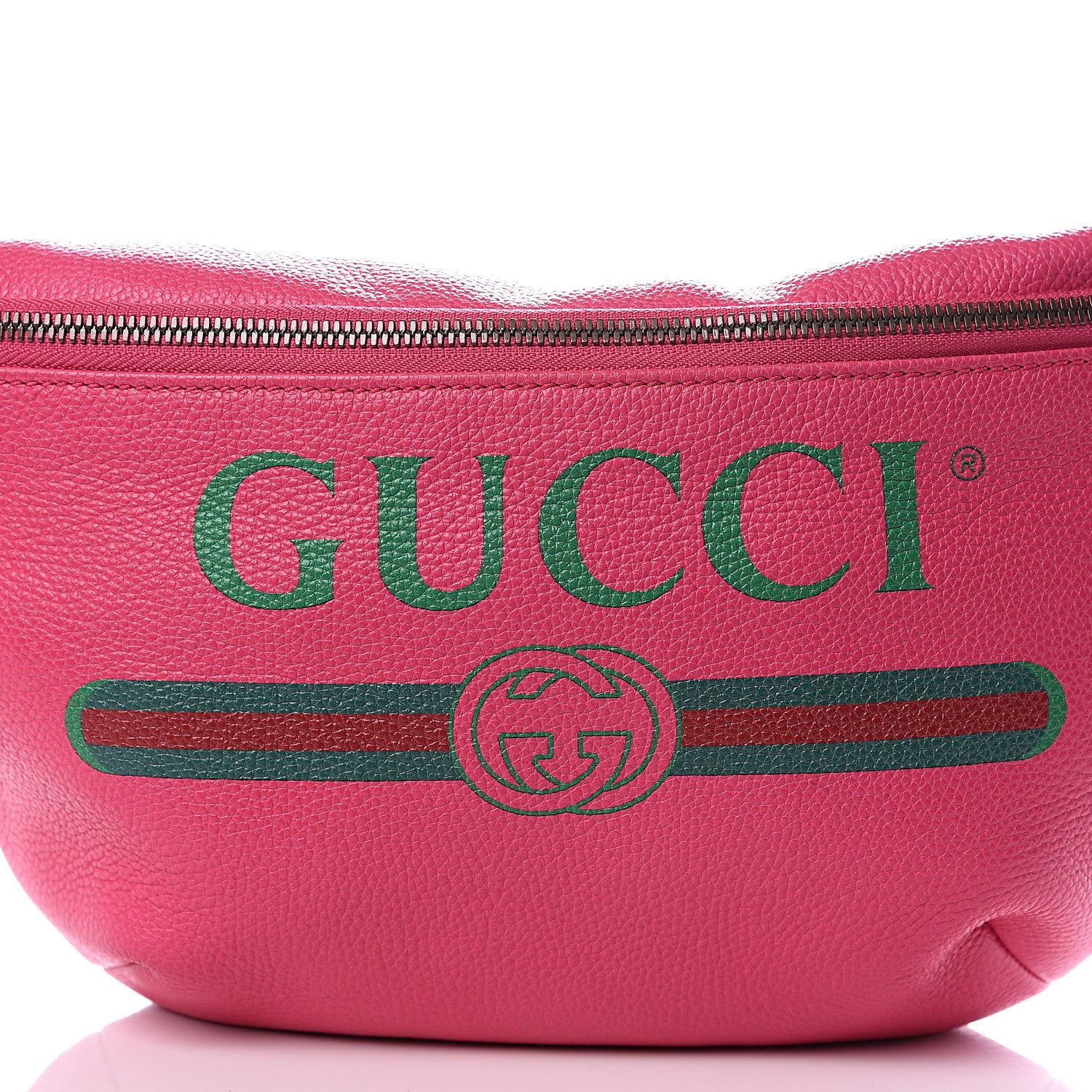 Gucci Grained Calfskin Logo Belt Bag Pink 10 of 10
