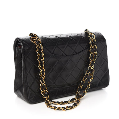 Chanel Lambskin Quilted Medium Double Flap Black 2 of 11