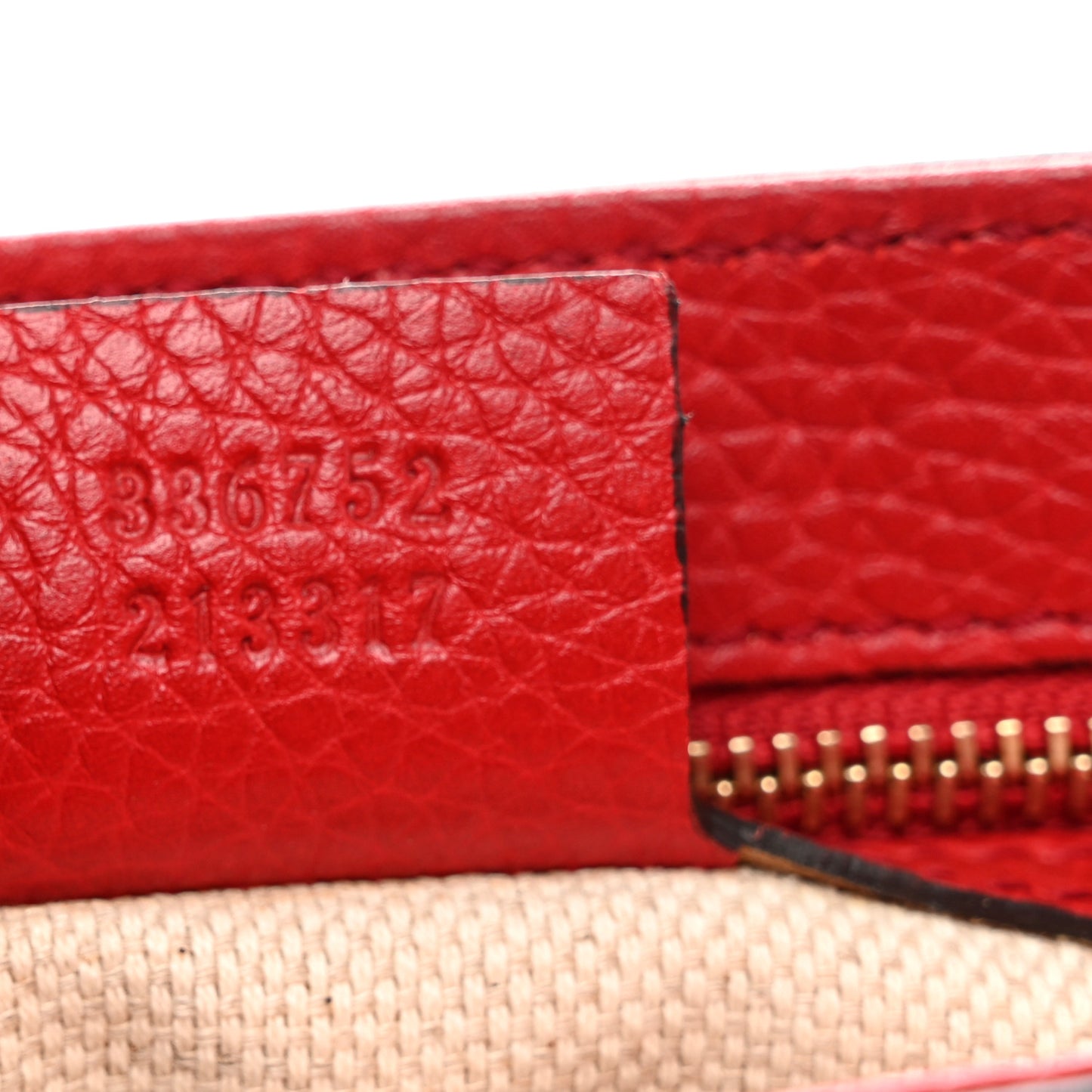 Pebbled Calfskin Medium Soho Flap Crossbody Vibrant Red