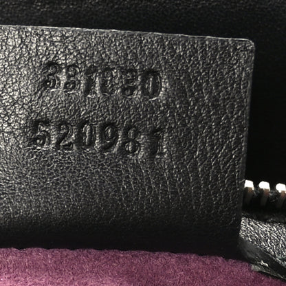 Gucci Regent Calfskin Bamboo Medium Lady Lock Top Handle Bag Black 8 of 10