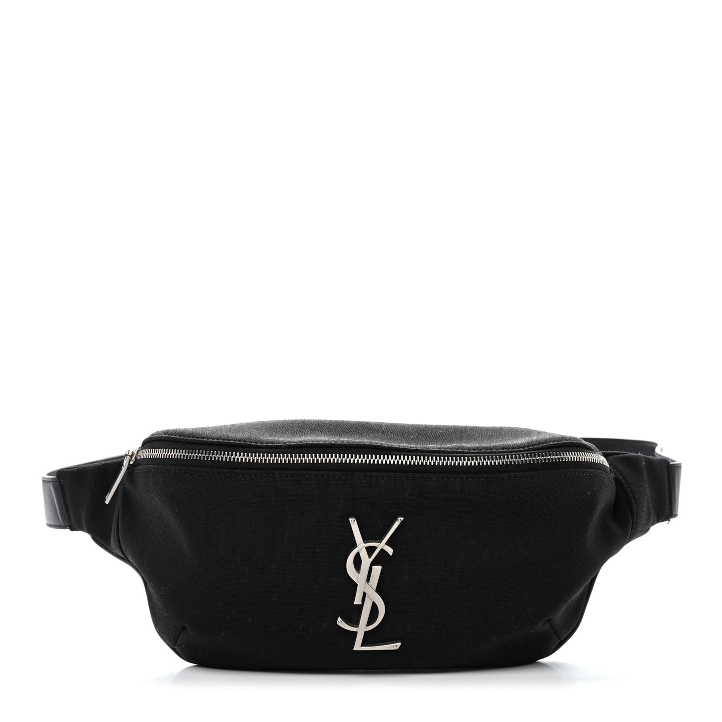 Canvas Monogram Belt Bag Black