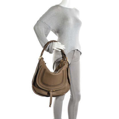 Chloe Calfskin Large Marcie Hobo Nut 3 of 16