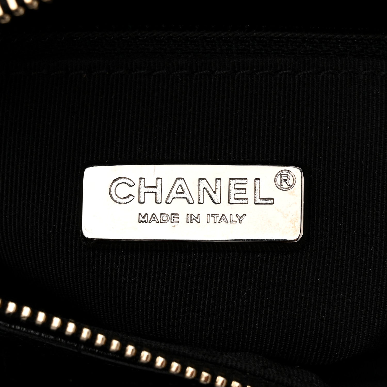 Chanel Crocodile Embossed Calfskin Small Gabrielle Cocodile Hobo Black 6 of 11