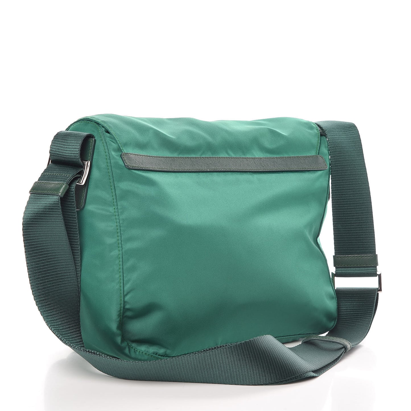 Nylon Vela Saffiano Messenger Bag Oleandro