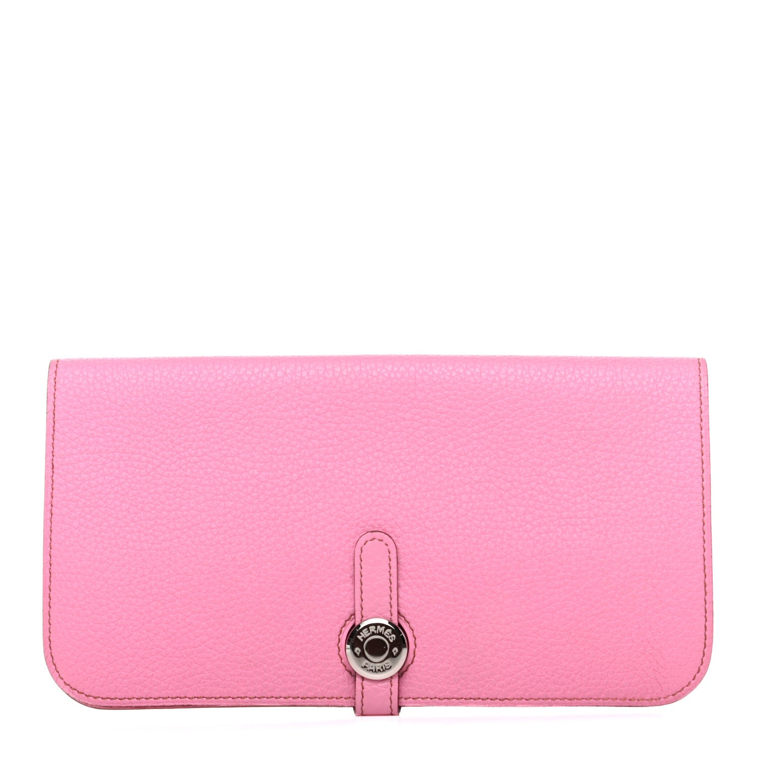 Hermes Togo Dogon Recto Verso Wallet 5P Pink 1 of 7