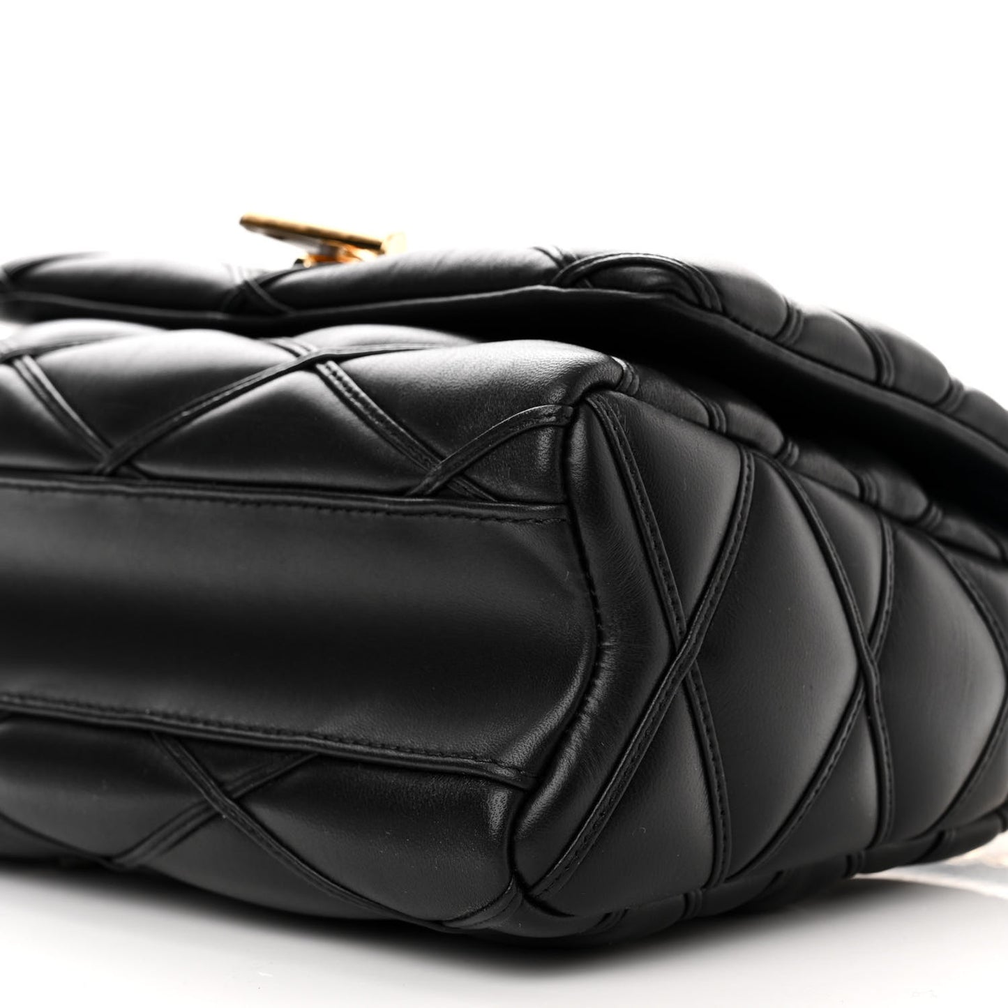Lambskin Malletage Top Handle GO-14 MM Black