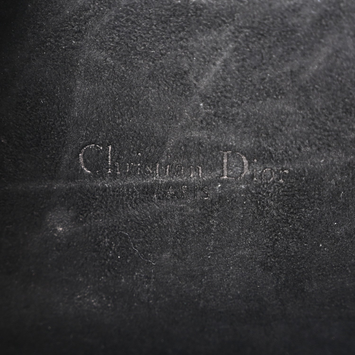 Christian Dior Grained Calfskin Caro Double Pouch Black 6 of 9