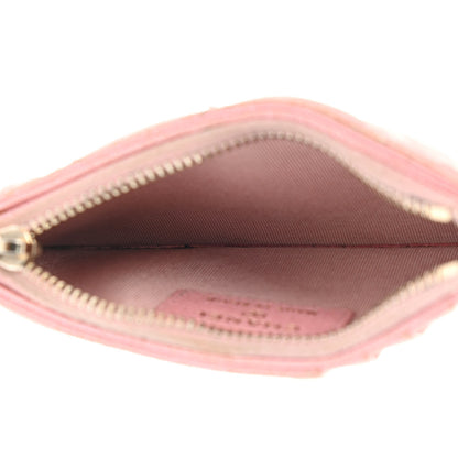 Chanel Iridescent Caviar Quilted Flap Zip Card Holder Pink 5 of 12