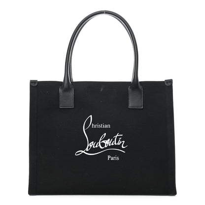 Christian Louboutin Canvas Nastroloubi Large Tote Black 1 of 13