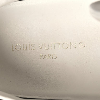 Louis Vuitton Lambskin Embossed Monogram Time Out Sneakers 39 White 9 of 9