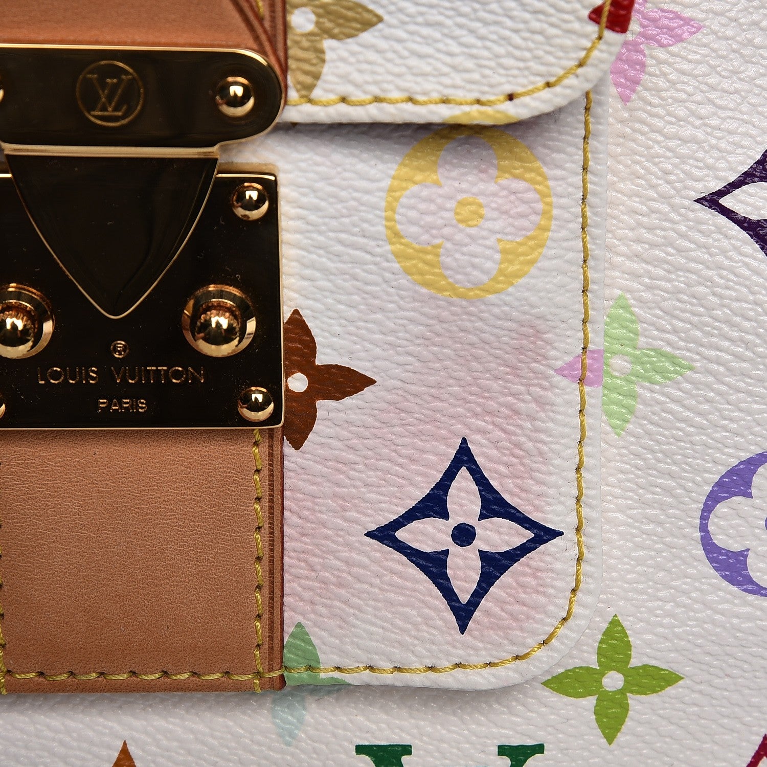 Louis Vuitton Monogram Multicolor Speedy 30 White 8 of 8