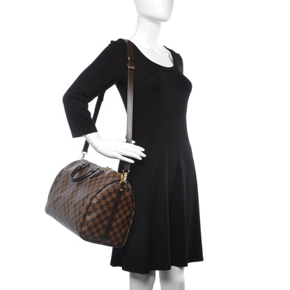 Louis Vuitton Damier Ebene Speedy Bandouliere 35 2 of 8
