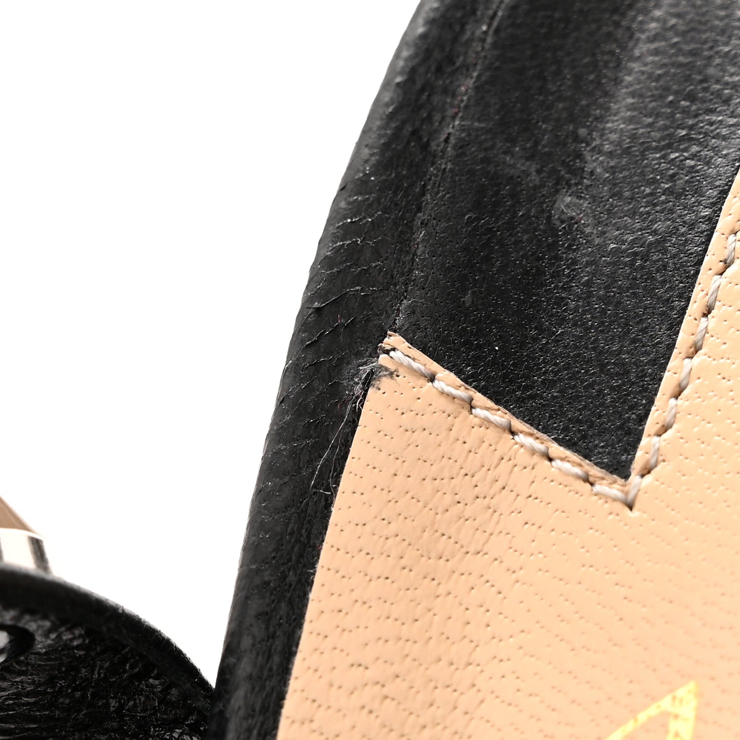 Nappa Spike Mafaldina 100 Sandals 39.5 Black