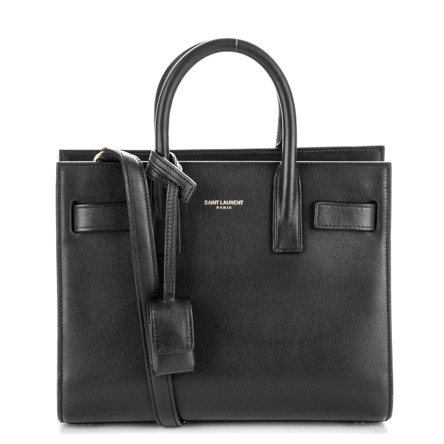 Calfskin Nano Sac de Jour Black