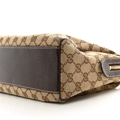 Gucci Monogram Small Charmy Boston Dark Brown 10 of 13