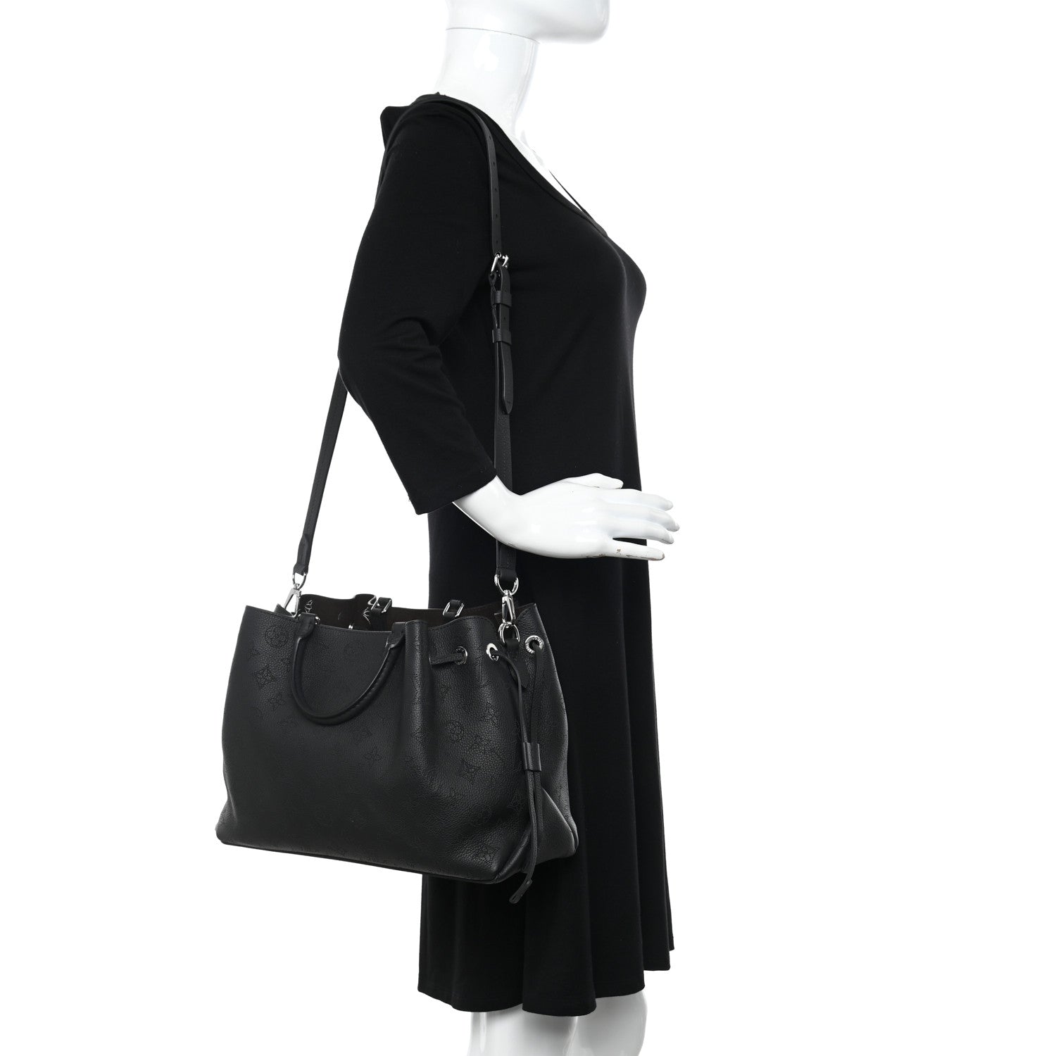 Louis Vuitton Mahina Bella Tote Black 2 of 10