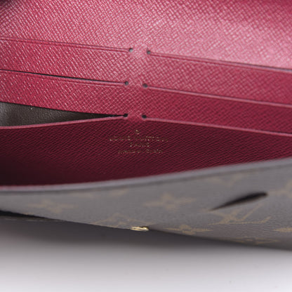 Louis Vuitton Monogram Jeanne Wallet Fuchsia 7 of 7