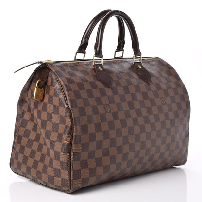 Louis Vuitton Damier Ebene Speedy 35 3 of 7