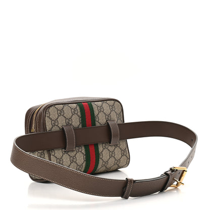 Gucci GG Supreme Monogram Web Small Ophidia Belt Bag 85 34 Dark Brown 2 of 10