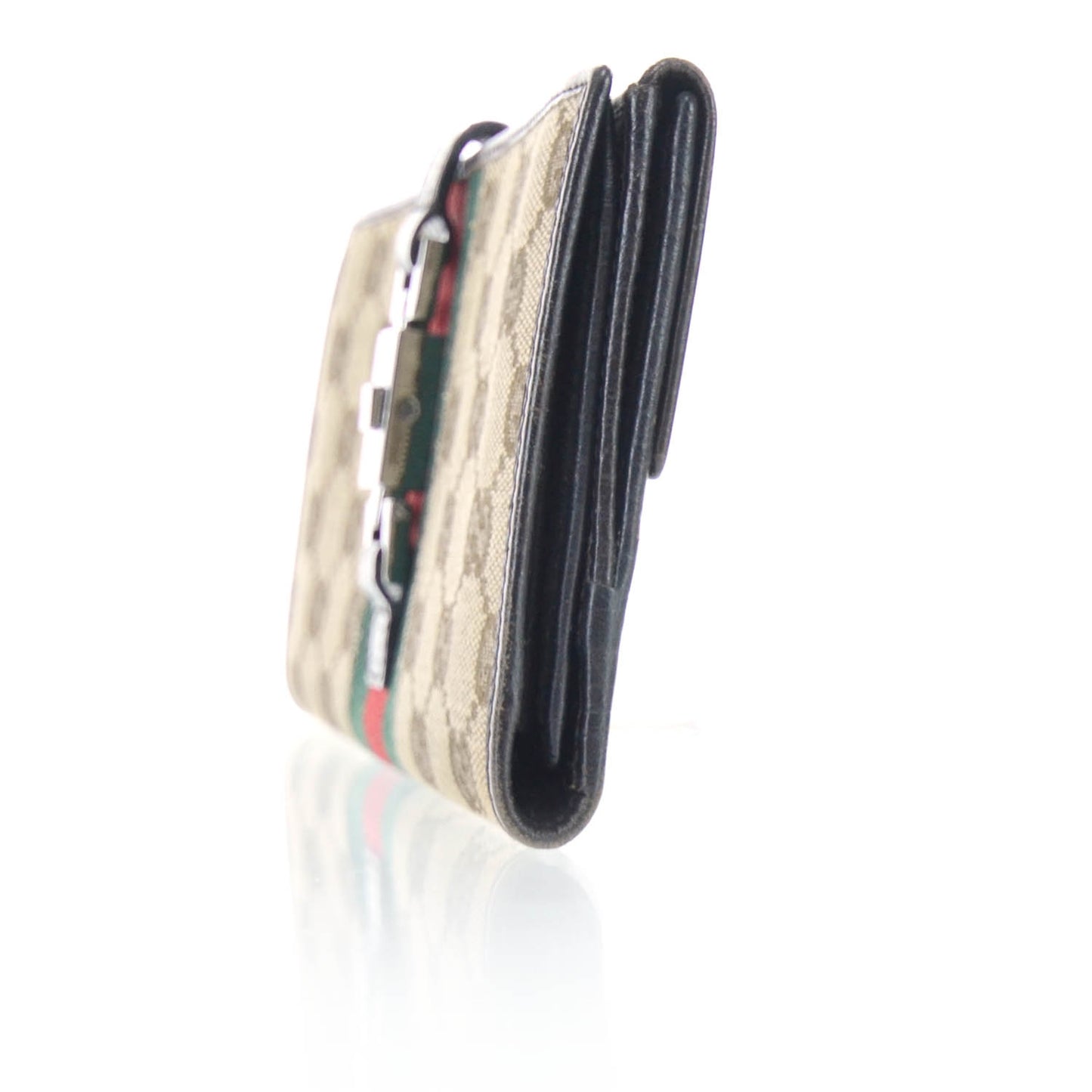 Monogram Calfskin Web Blake Continental Wallet Brown