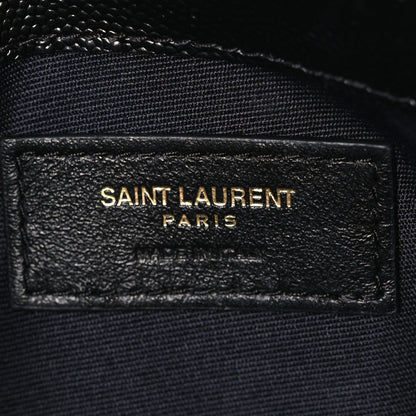 Saint Laurent Grain De Poudre Uptown Pouch Black 6 of 8