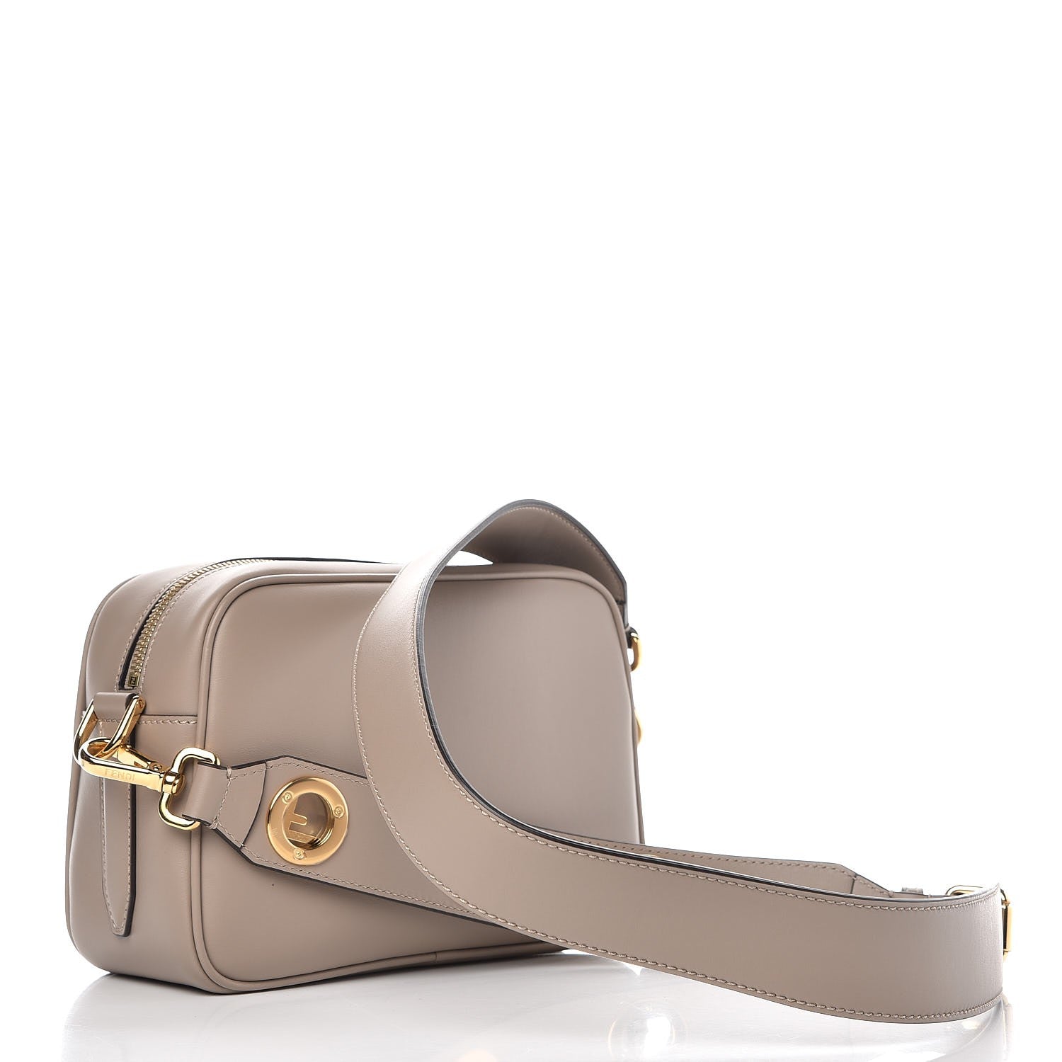 Fendi Vitello Century F is Camera Case Tortora 3 of 8