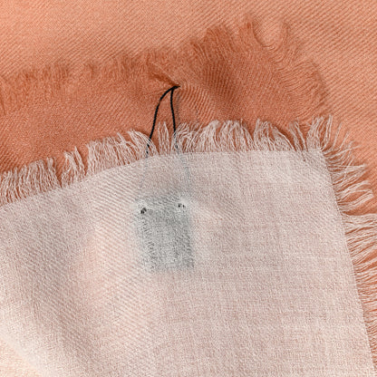 Chanel Cashmere CC Fringe Scarf White Pink 5 of 5