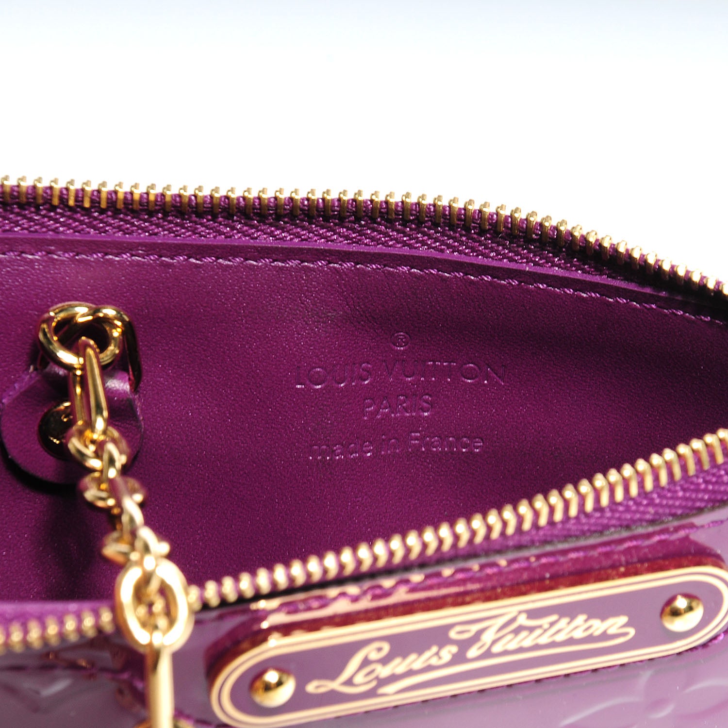 Louis Vuitton Vernis Key Pouch Amethyste 5 of 7
