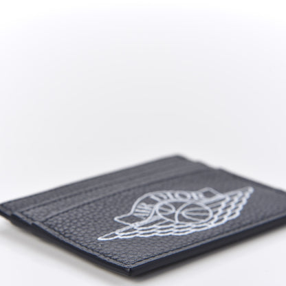 Christian Dior X AIR JORDAN Grained Calfskin Card Holder Bleu 5 of 9