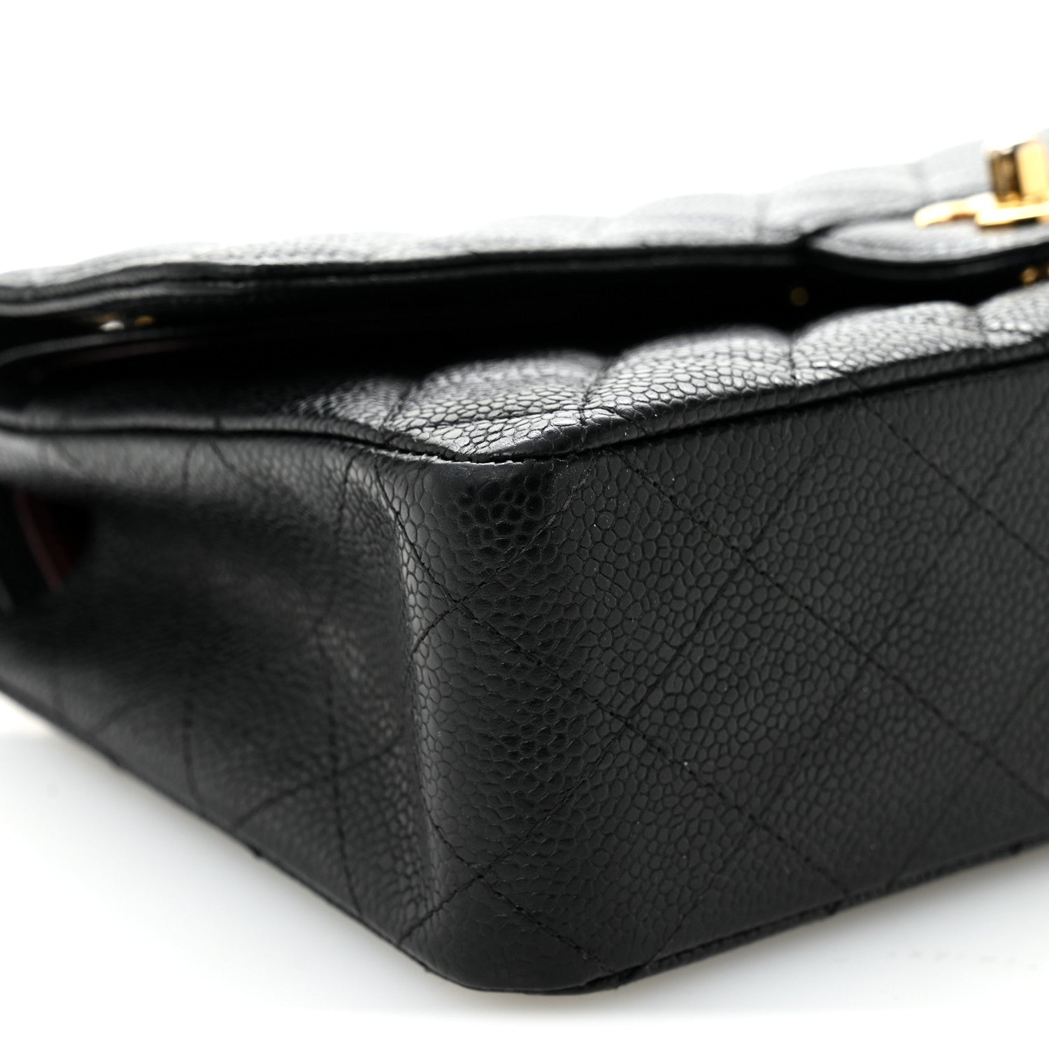Chanel Caviar Quilted Medium Double Flap Black 9 of 11