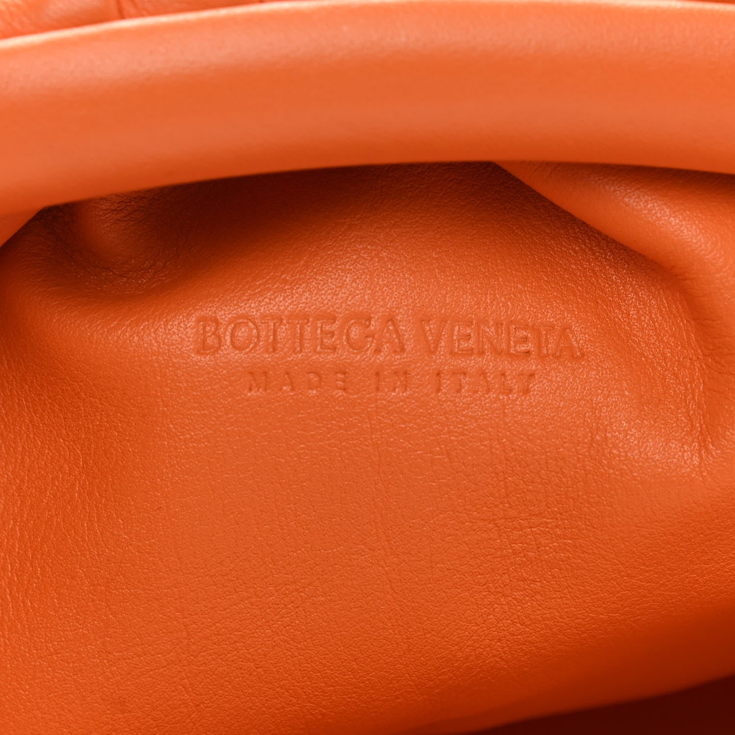 Bottega Veneta Butter Calfskin The Mini Pouch Light Orange 7 of 9