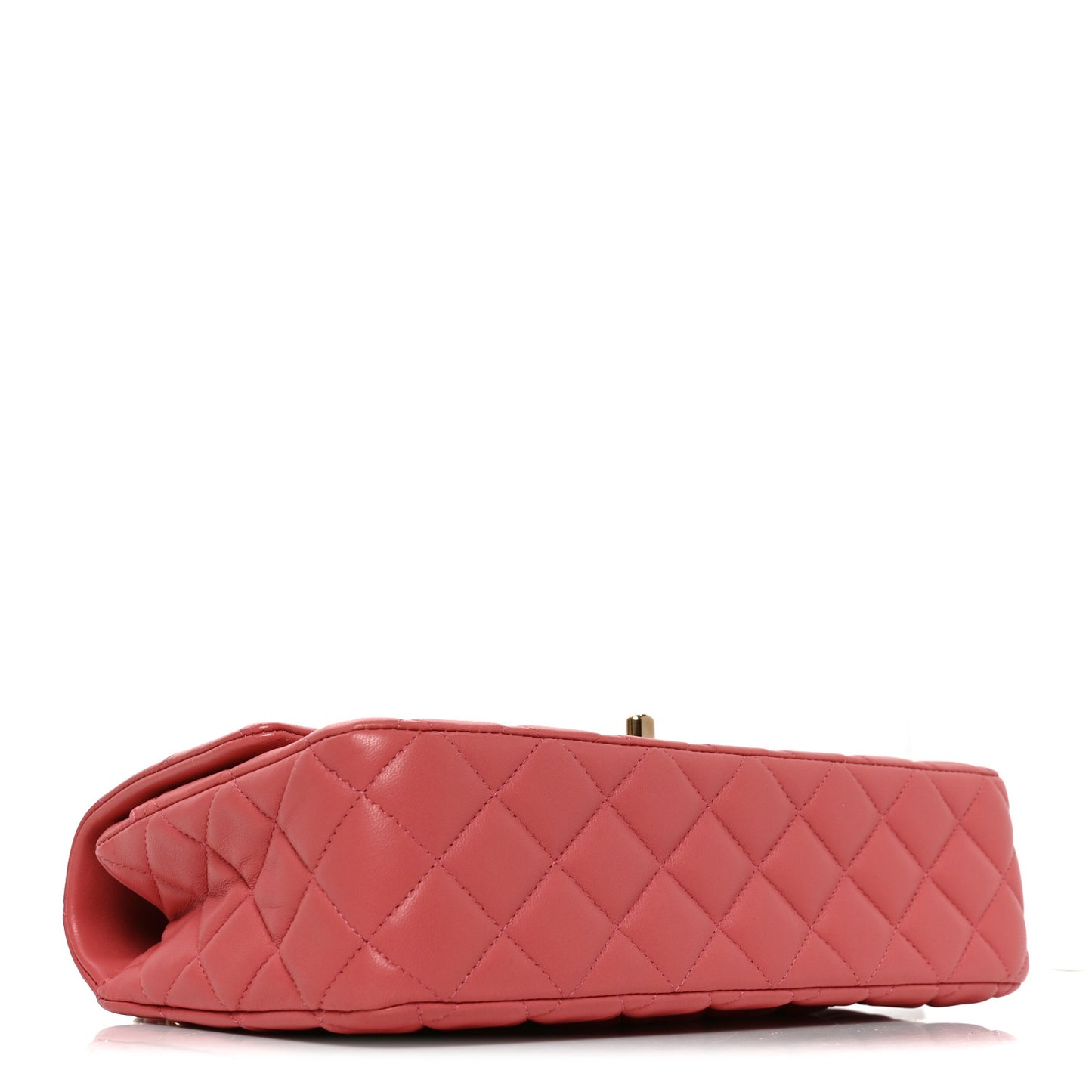 Lambskin Quilted Valentine Charms Medium Single Flap Pink