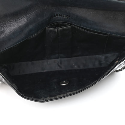 Chanel Patent Quilted East West Chocolate Bar Flap Black 4 of 6