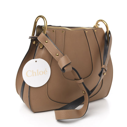 Chloe Grained Calfskin Small Hayley Hobo Nut 2 of 8