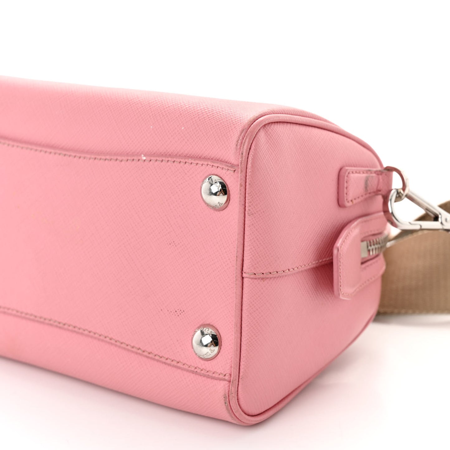 Saffiano Lux Top Handle Crossbody Bag Petalo