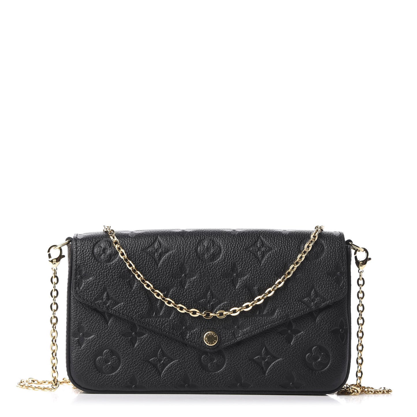 Empreinte Pochette Felicie Chain Wallet Black