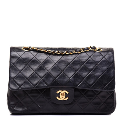 Chanel Lambskin Quilted Medium Double Flap Black 1 of 11