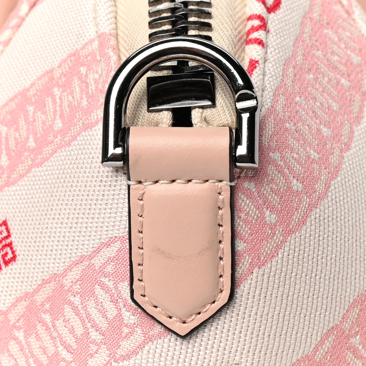 Canvas Logo Print Small Antigona Pink