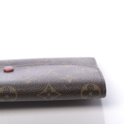 Louis Vuitton Monogram Emilie Wallet Red 11 of 15