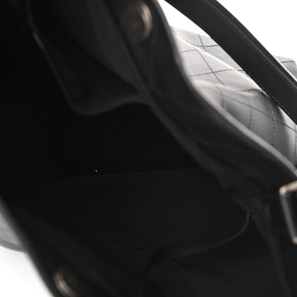 Chanel Calfskin Stitched Large Hobo Black 5 of 9