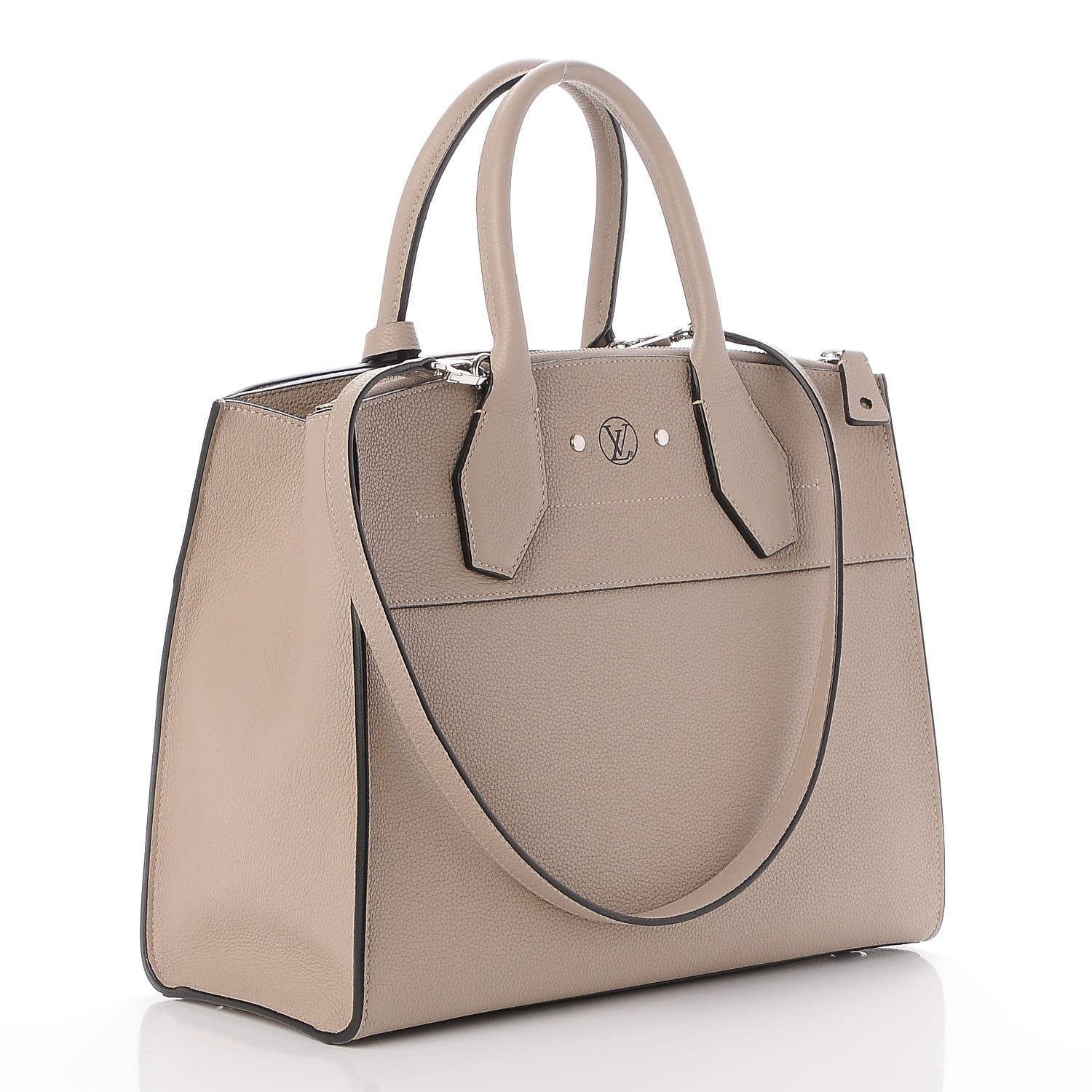 Louis Vuitton Calfskin City Steamer MM Galet 4 of 9