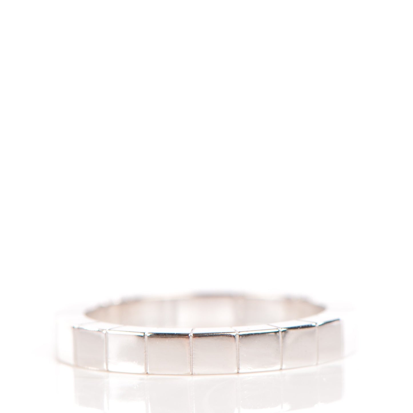 18K White Gold Lanieres Ring 55 7.25