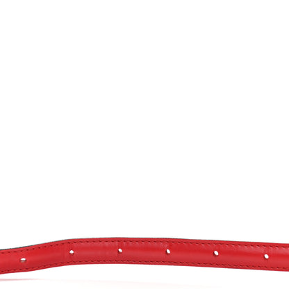 Louis Vuitton Calfskin 16mm Adjustable Shoulder Strap Red 5 of 6