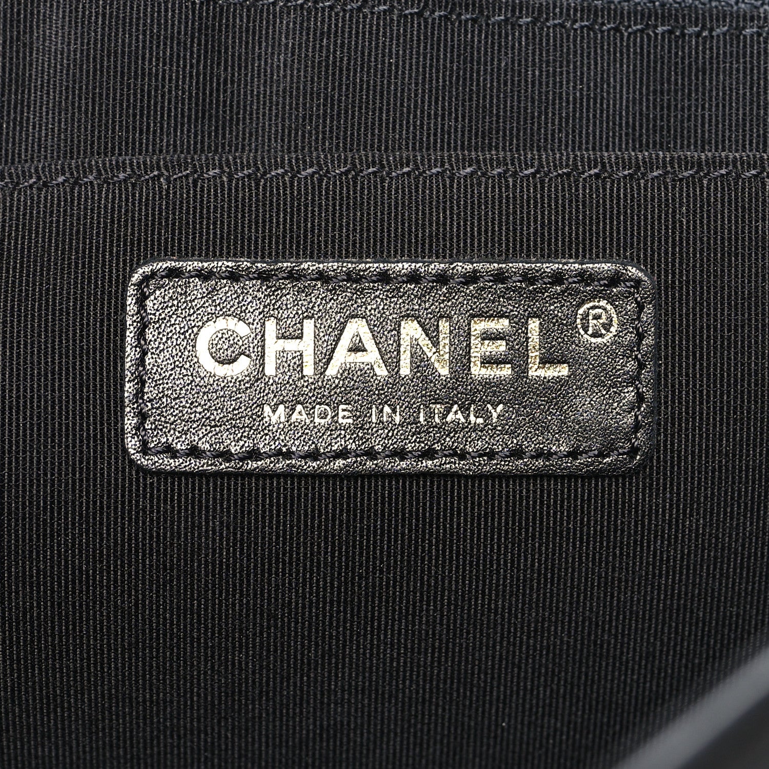 Chanel Metallized Calfskin Quilted Small XXL Travel Flap Bag Black 6 of 12